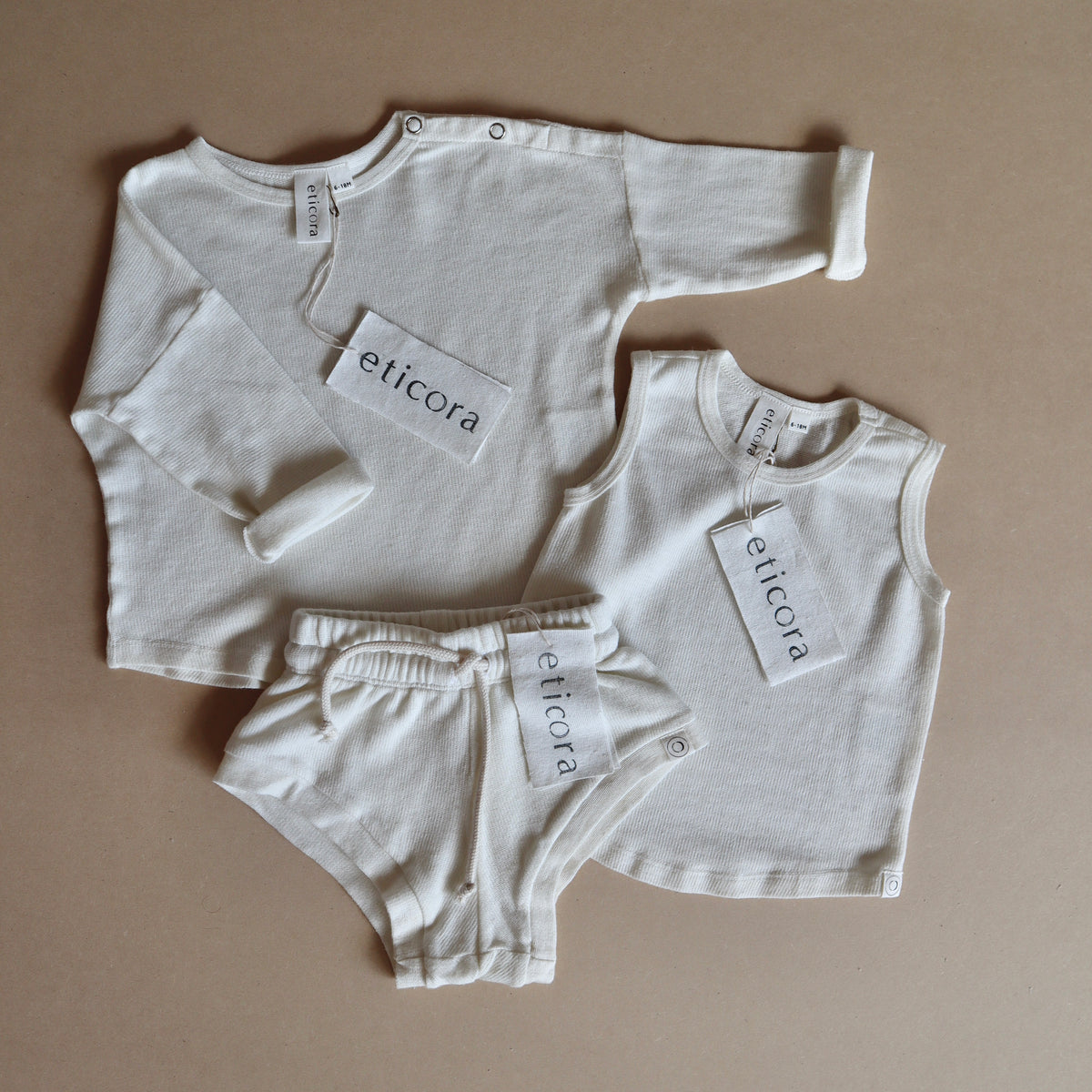 Staple Shorties - Milk (Undyed) – Eticora